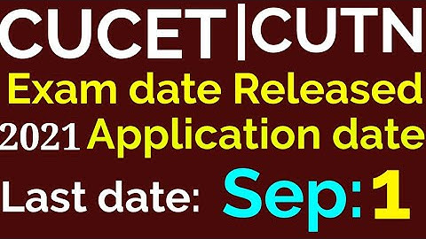 CUCET CUTN Exam latest update 2021 tamil/Central University tamilnadu thiruvarur/CUCET 2021