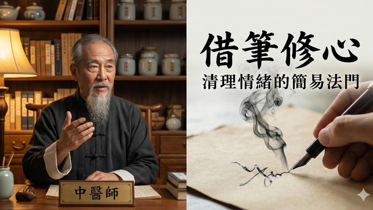情緒失控怎麼辦？別再強行壓抑了！一個「修心」簡易法門。中醫如何調攝情志？（連線 閑人老張）
