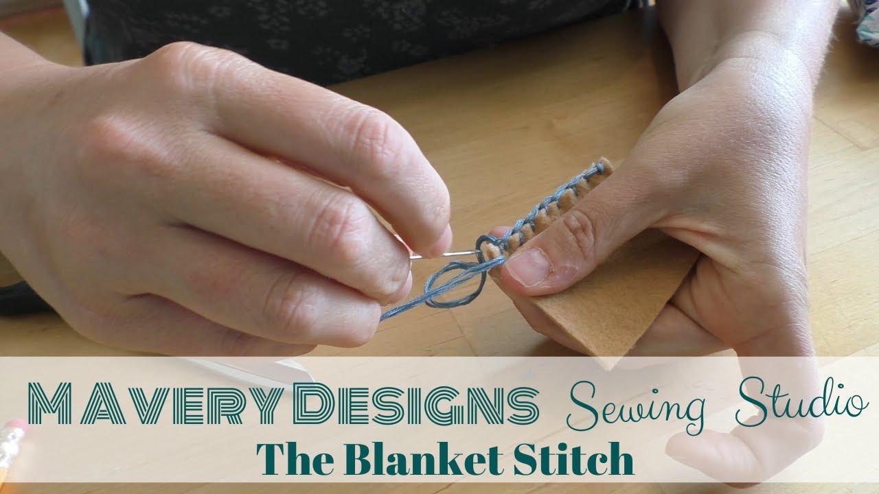 Blanket Stitch Around The Edge YouTube