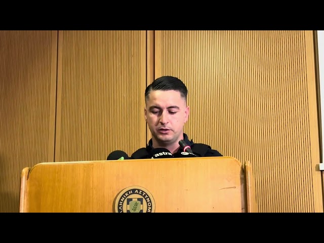 Συγκινημένος ο Παναγιώτης Αναγνώστου στην τελετή απονομής του μεταλλίου Ανδραγαθίας του