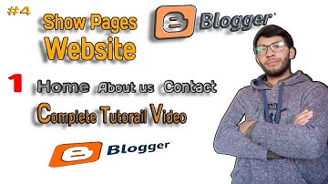 How to show pages on blogger || How to create pages on blogger ||How to add Gadget on blogger