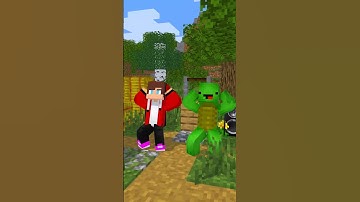 JJ and Mikey dance Lonely Lonely ! - Maizen Minecraft Animation #maizen #minecraft #shorts