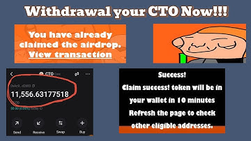 Satoshi: $CTO Airdrop withdrawal season 2 | #bitget #metamask #satoshi