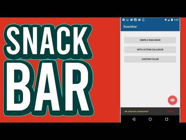 How to make custom snackbar by using a trick - Guides - Kodular Community