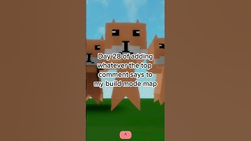 Day 28 of adding whatever the top comment says to my build mode map! 2 days and its finished...