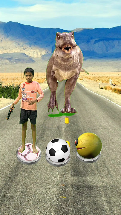 wait for twist Patlu jump on football vs Pac-Man to dinosaur, Siren head #shorts #youtubeshorts