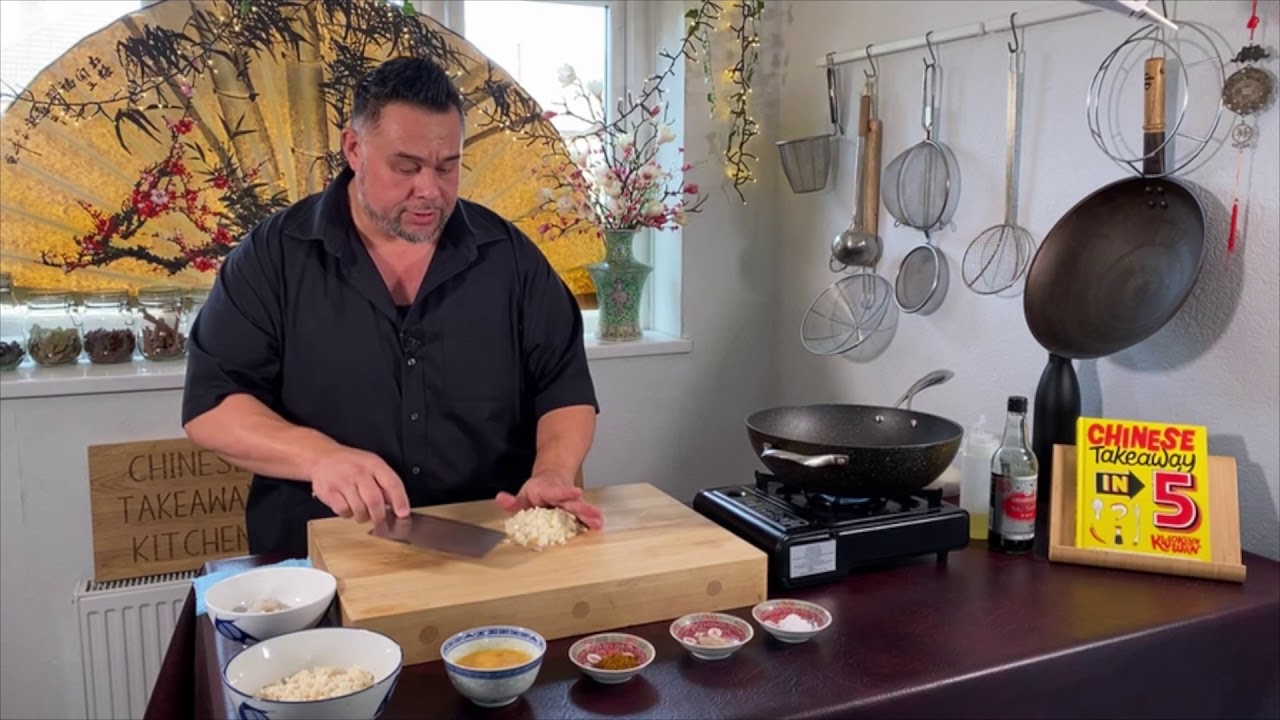 Singapore Fried Rice with King Prawns, on YouTube