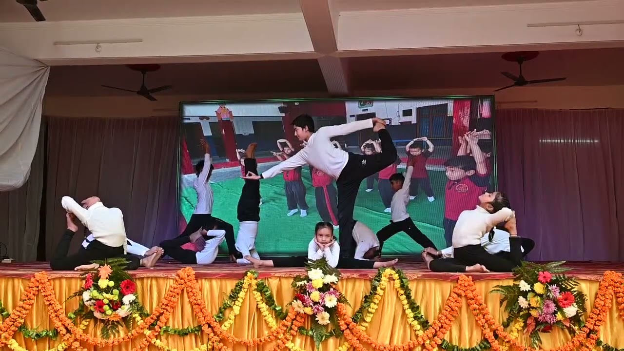 Annual function 2026 (Yoga performance)