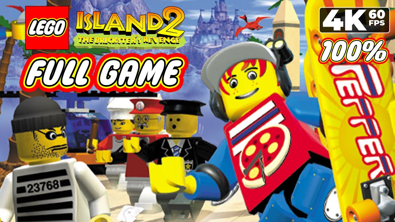 LEGO Island 2: The Brickster's Revenge (PC) - Full Game 4K60 Walkthrough - No Commentary