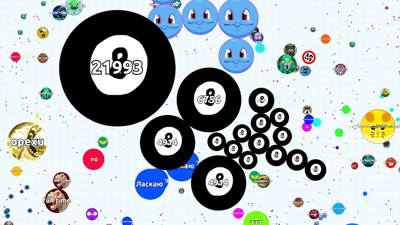Agar.io - Solo Vs Noob Teamers