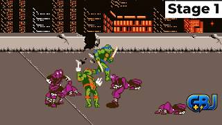 Leo & Raph – TMNT 8-Bit | OpenBOR Co-Op Gameplay (Stage 1)