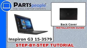 Dell G3 15-3579 (P75F003) Back Cover How-To Video Tutorial