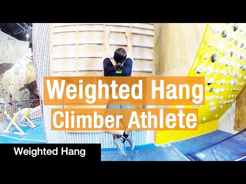 Weighted Hang - Climber Athlete