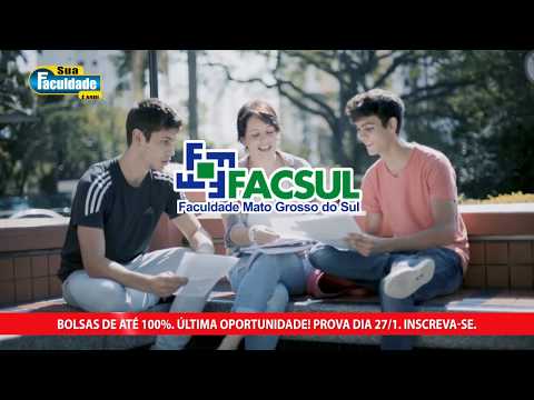 Estude na FACSUL. Sua Faculdade é aqui!