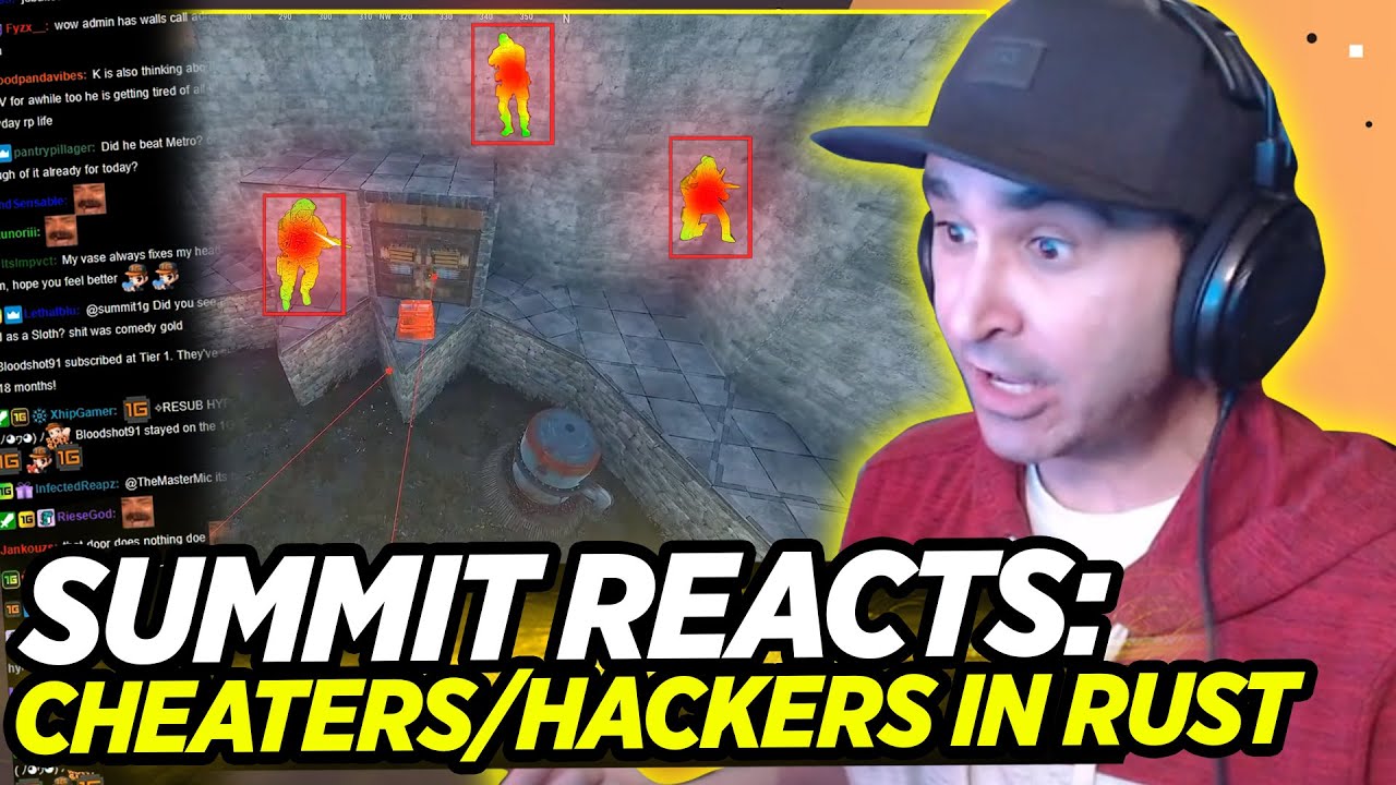 Summit1g Reacts to CHEATERS in RUST
