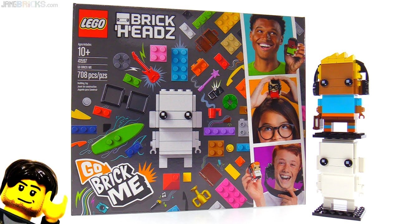 Editor falsk Afskrække The LEGO BrickHeadz Go Brick Me set experience! 41597 - YouTube