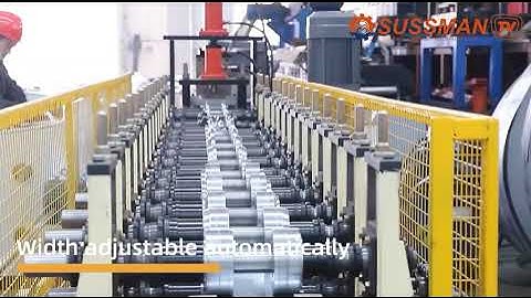 Width Adjustable C U Stud  Track Roll Forming Machine