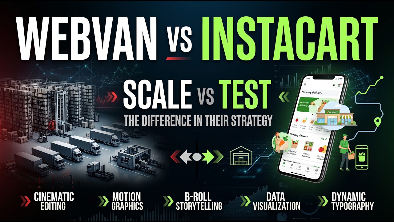 Video Editing Test (Long-Form): How Timing Made Instacart Rich, Not Webvan