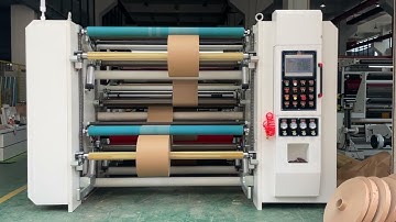 Full Automatic Jumbo Roll Slitting Rewinding Machine For Paper Products Printing/ Packaging Industry