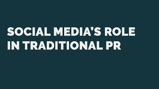 Razor Sharp PR: Social Media’s Role in Traditional PR