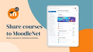 Share courses to MoodleNet