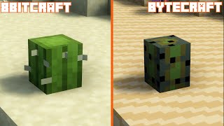 8Bitcraft vs Bytecraft | Texture Comparison