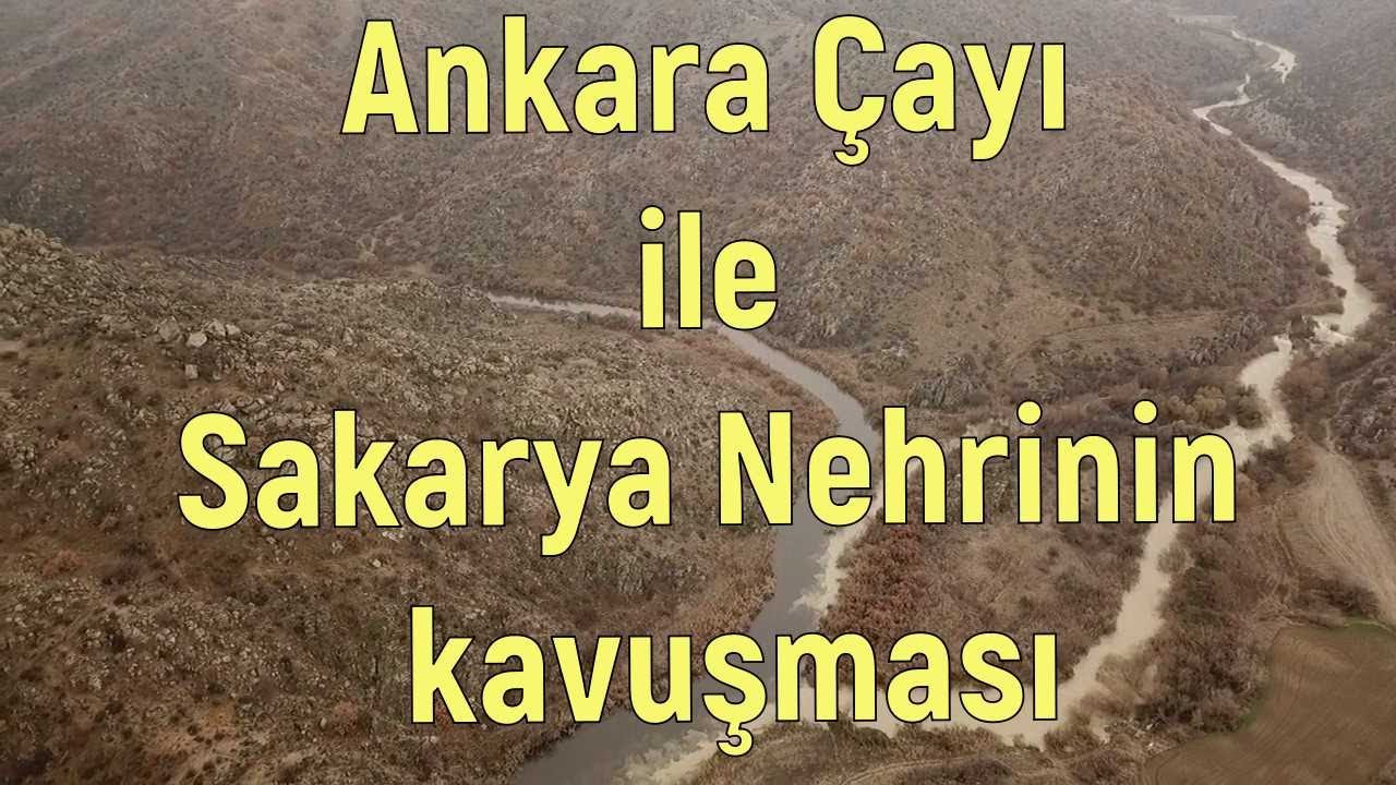 Ankara Çayı ile Sakarya Nehrinin kavuşması (07.12.2019)