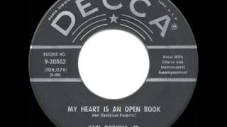 1959 Hits Archive My Heart Is An Open Book Carl Dobkins Jr