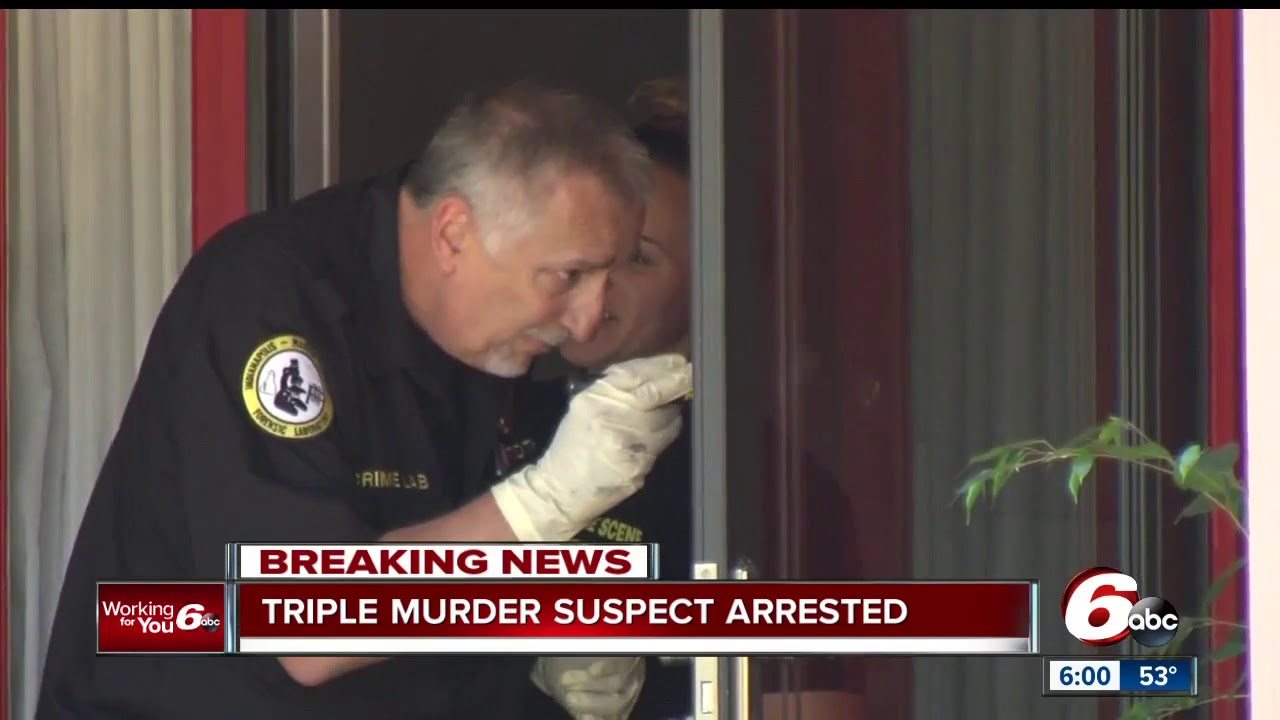 Triple murder suspect arrested - YouTube