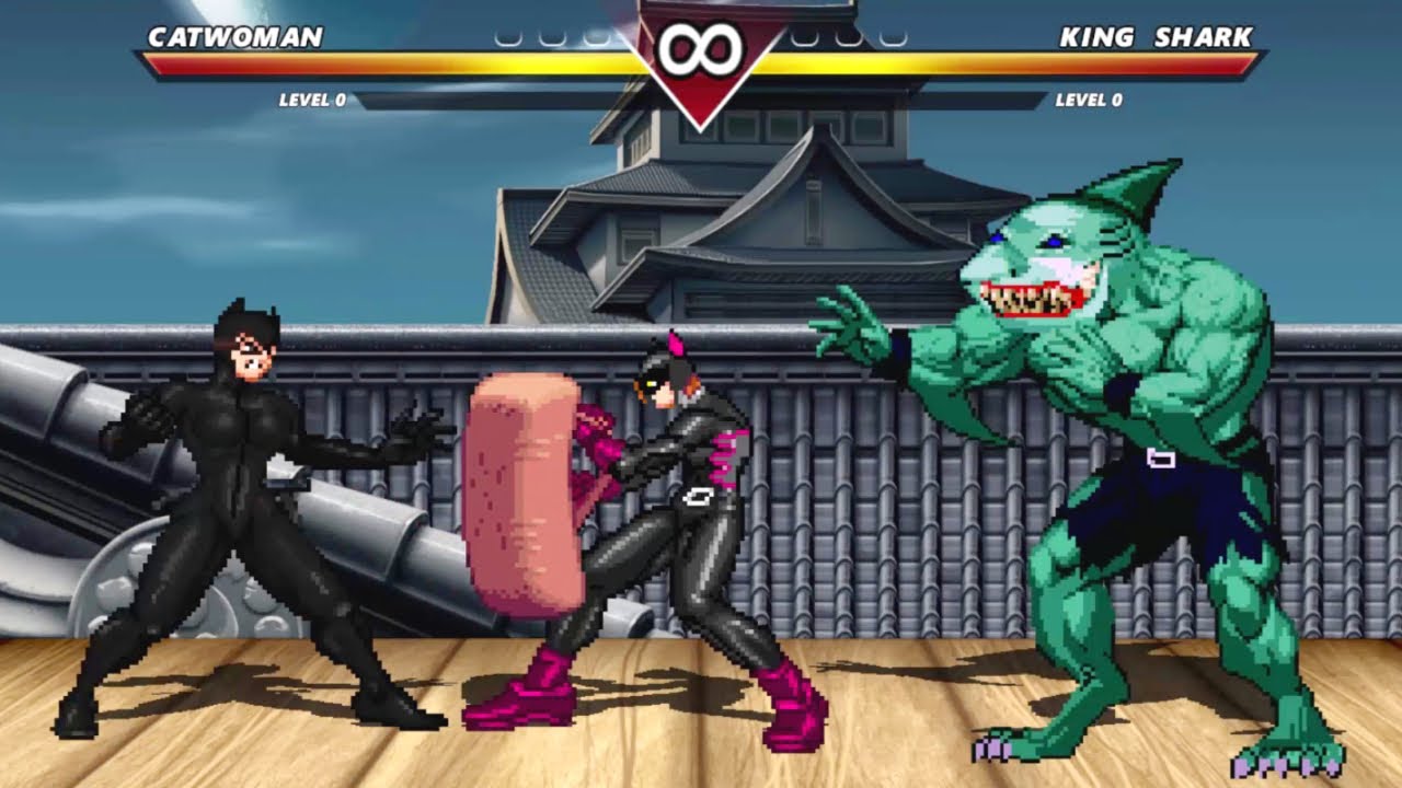Catwoman VS King Shark I HIGH LEVEL EPIC FIGHT - YouTube