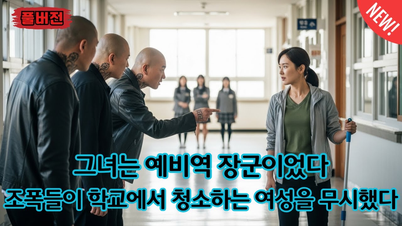 [실화] 조폭들이 학교에서 청소하는 여성을 무시했다… 그러나 그녀는 예비역 장군이었다[오디오북] [반전사연] [감동사연]