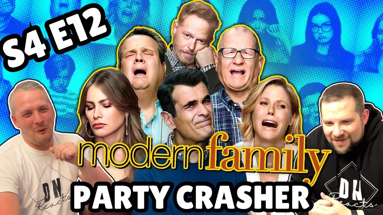 British Guys HILARIOUS Modern Family Reaction | Season 4 Episode 12 (Party Crasher)