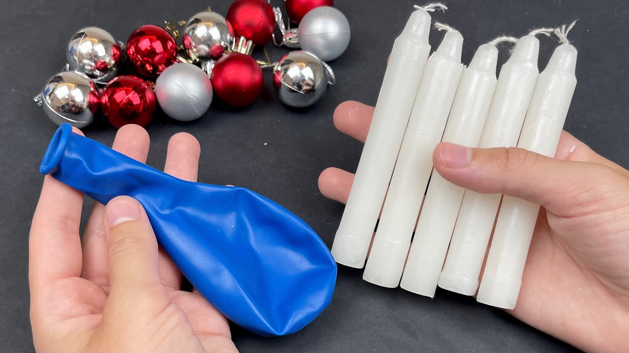 🎈🕯️Вы не поверите! 4 идеи своими руками с воздушными шарами и свечами!