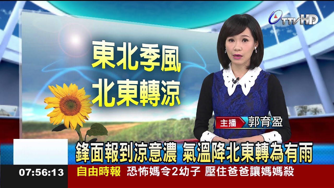CH016 台視 HD台 早安您好台視新聞 20141022 0758 郭育盈 - YouTube