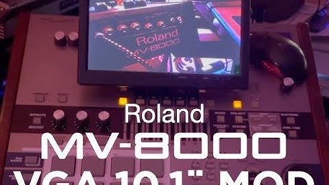 MV-8000 VGA Mod, the installation video #roland #mv8000