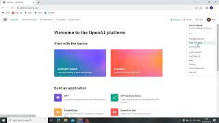 How to generate an api key for chat gpt