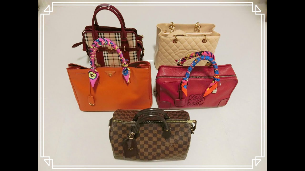 My Top 5 Most Used Handbags TAG!!! YouTube