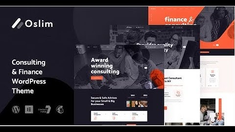 How To Buy Oslim – Consulting & Finance WordPress Theme 7.00 $ Only