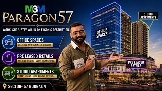 M3M New launch “PREMIUM OFFICE SPACES” Sector- 57, Gurgaon | “PARAGON57”