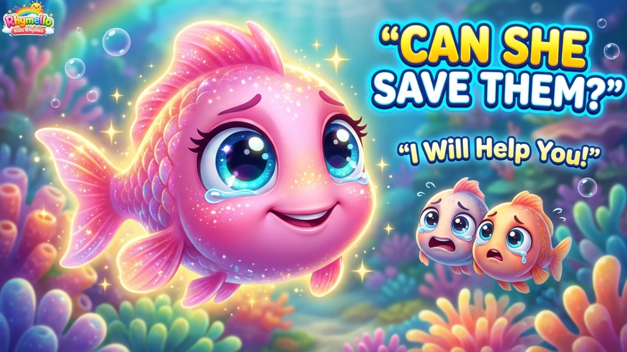The Brave Little Fish Hero! 🐠 Saves Her Friends | Cute Kids Song - YouTube