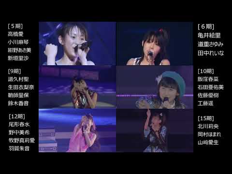 好きな先輩 モーニング娘。5・6・9・10・12期・15期