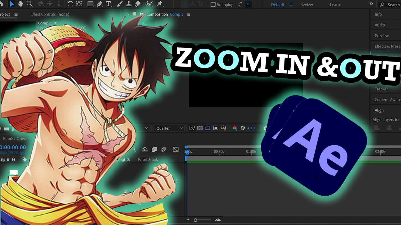 "🚀 Mastermind After Effects: Zoom In & Out Transitions | Unleash Your Creativity! 🎬✨"