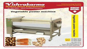 carrot peeling and washing machine