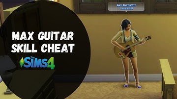 How to Max Out the Guitar Skill (Cheat) - The Sims 4