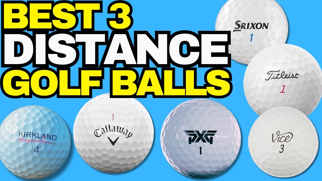 BEST 3 DISTANCE GOLF BALLS FOR SLOW SWING SPEED YouTube
