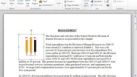 Store and Insert Frequently Used Text and Graphics - Word 2010