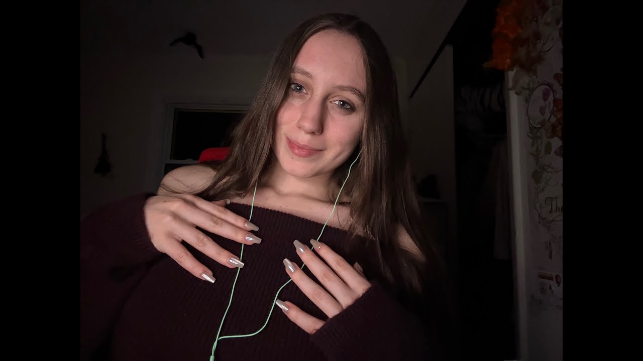 ASMR fabric scratching, super tingly