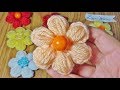 Crochet Small Flower with Puff Stitch