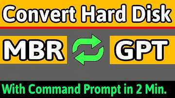 How to Convert Hard Disk From MBR to GPT During Windows Installation