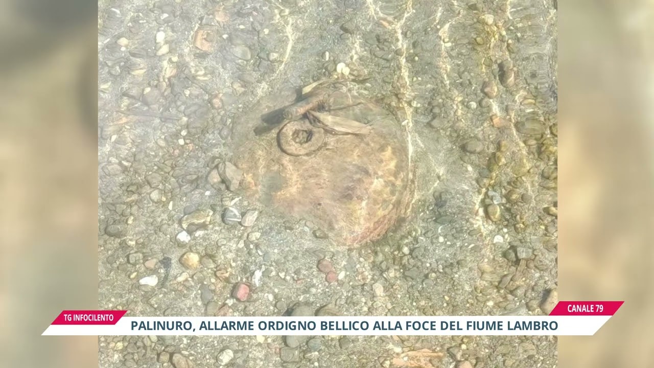 Centola, allarme ordigno bellico alla foce del fiume Lambro: interdetto lo specchio acqueo